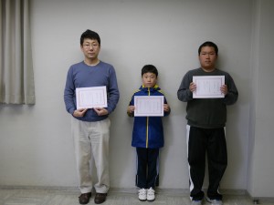 初級戦全問正解者